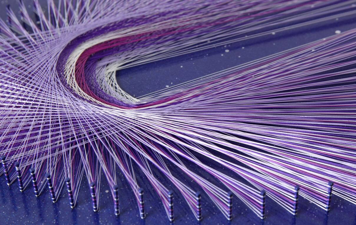 String Art ANGEL WINGS Sacred Geometry Meditation Cosmos Harmony String ...