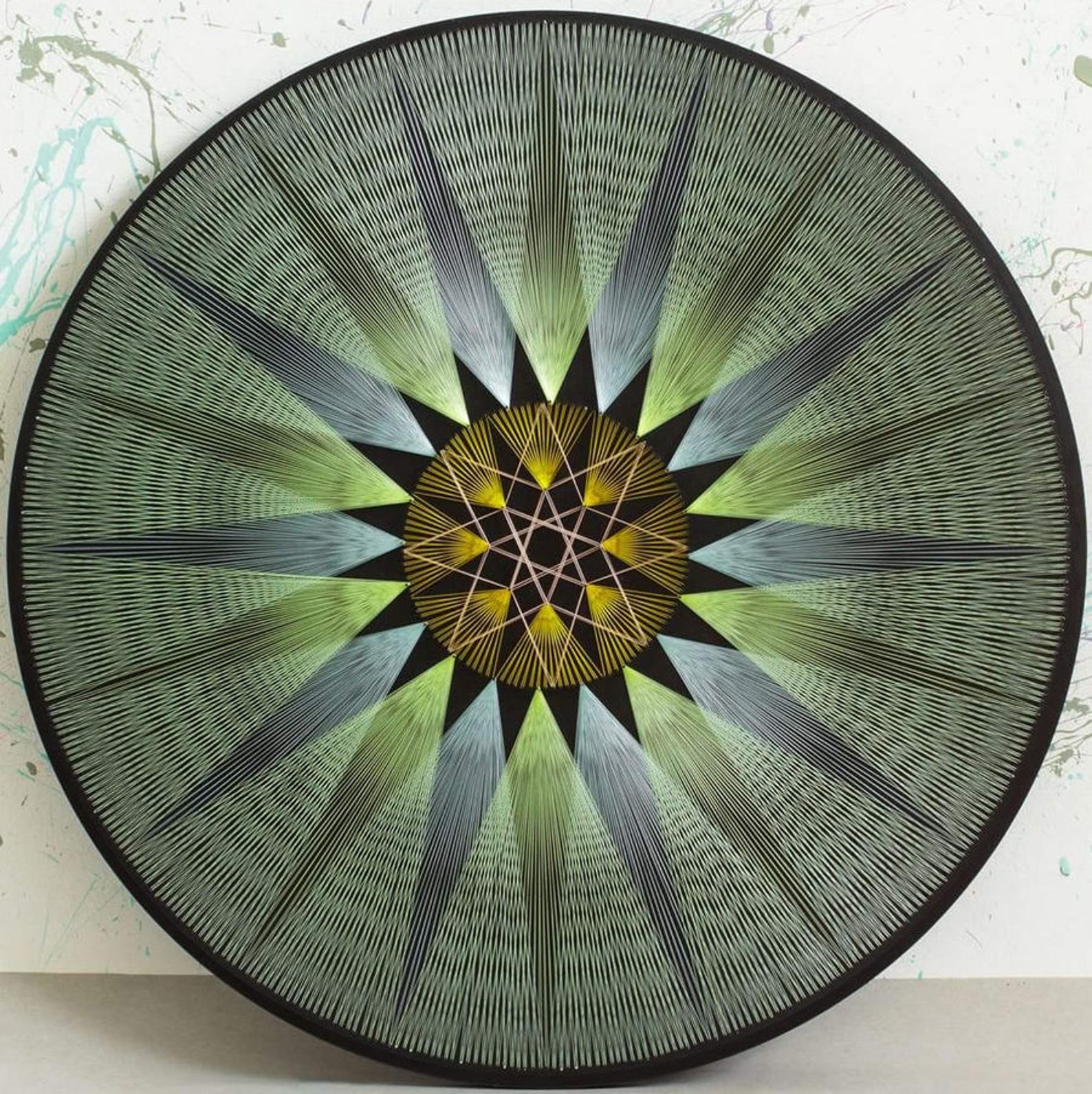 String Art STAR sacred geometry wall art home decor wall Etsy