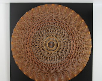 sacred geaometry string art UNIVERSE NEW  wall art wall decor mandala home decor pictures cosmos illustration wall hanging spiritual zen