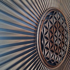 String Art FLOWER OF LIFE Mandala Sacred Geometry Psychedelic Wall Art ...