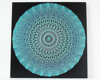 sacred geaometry string art UNIVERSE NEW  wall art wall decor mandala home decor pictures cosmos illustration wall hanging spiritual zen