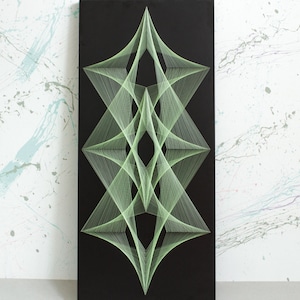 FLOW string art, zen, mandala, wall hanging, spiritual, wall decor, interior, 3D art, new generation, sacred geometry