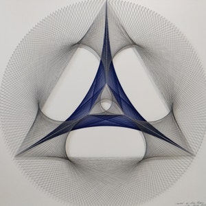 string art, sacred geometry, meditation, cosmos, harmony, stringart, wall art, home decor, wall décor, Mandala, Zen, 3D art