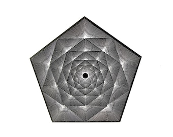 String Art, string art, String, SPACESHIP, Nail Art, sacred geometry, wall art home decor, wall mandala, Zen, 3D art, spiritual gift, yoga