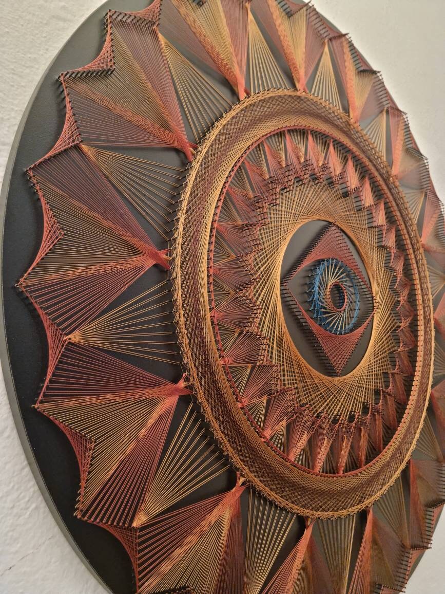 Sacred Geometry String Art Magic Eye 