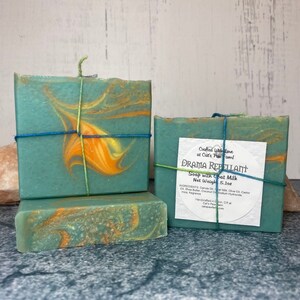 Drama Repellant-Goat Milk Palm-Free Artisan Bath Soap-Cold Processed Organic Soap Bars-Pamper & Protect Skin