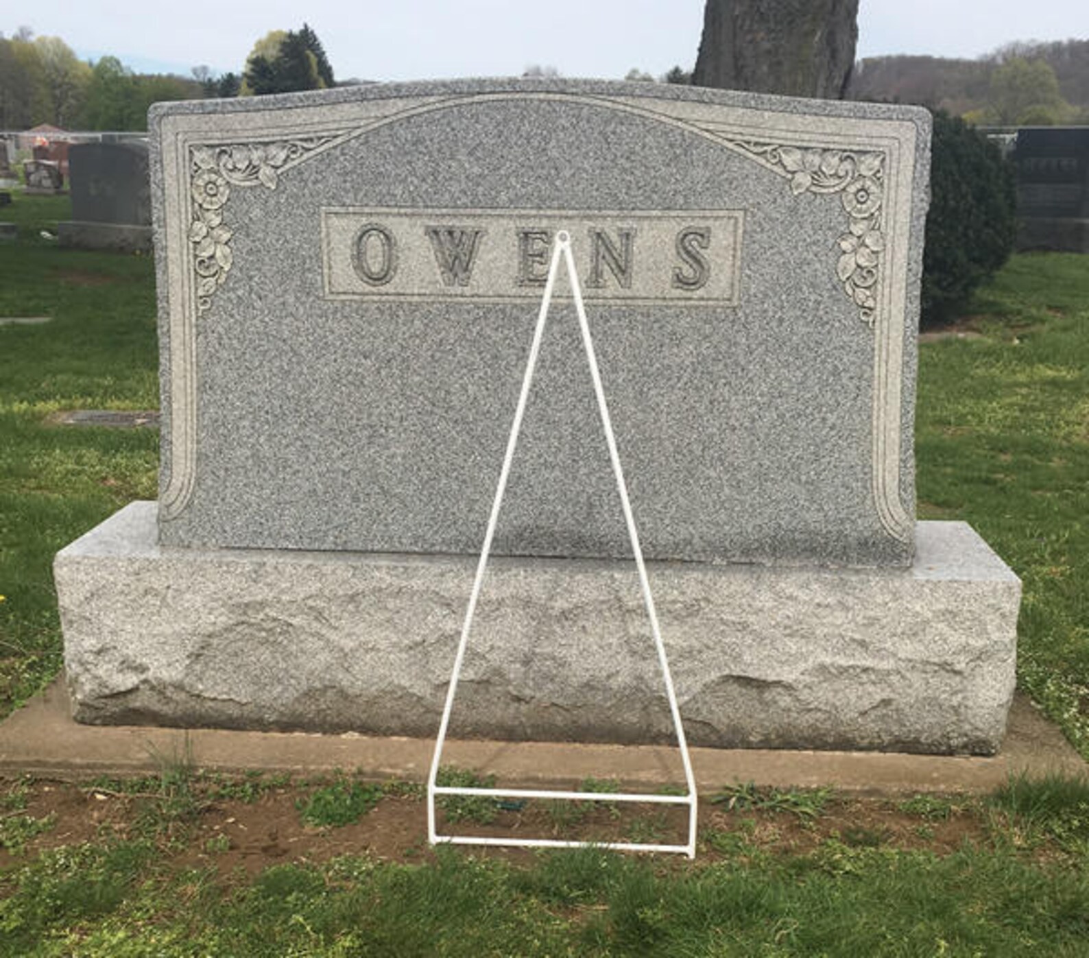 Memorial Powder Coated Garden or Cemetery Wreath Stand Etsy