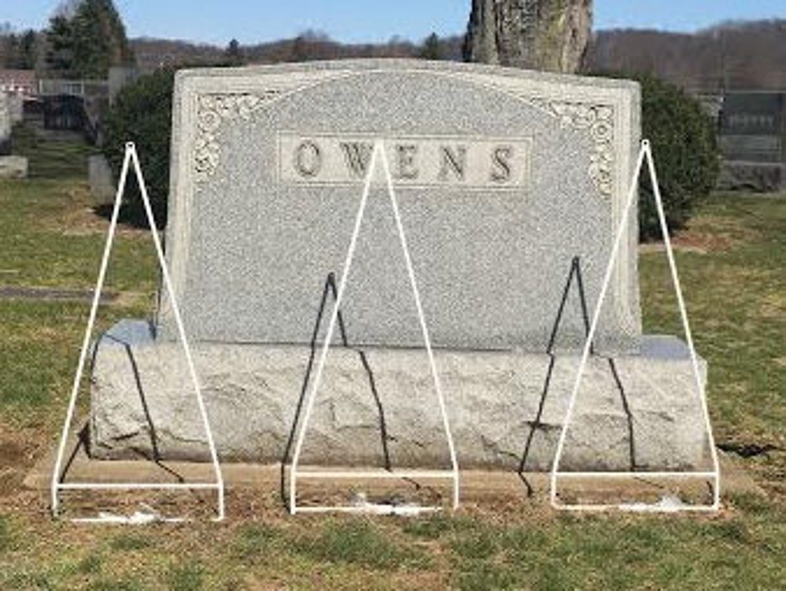 Set of 3 Wreath Memorial Stands. Easel Dimensions 43 X Etsy