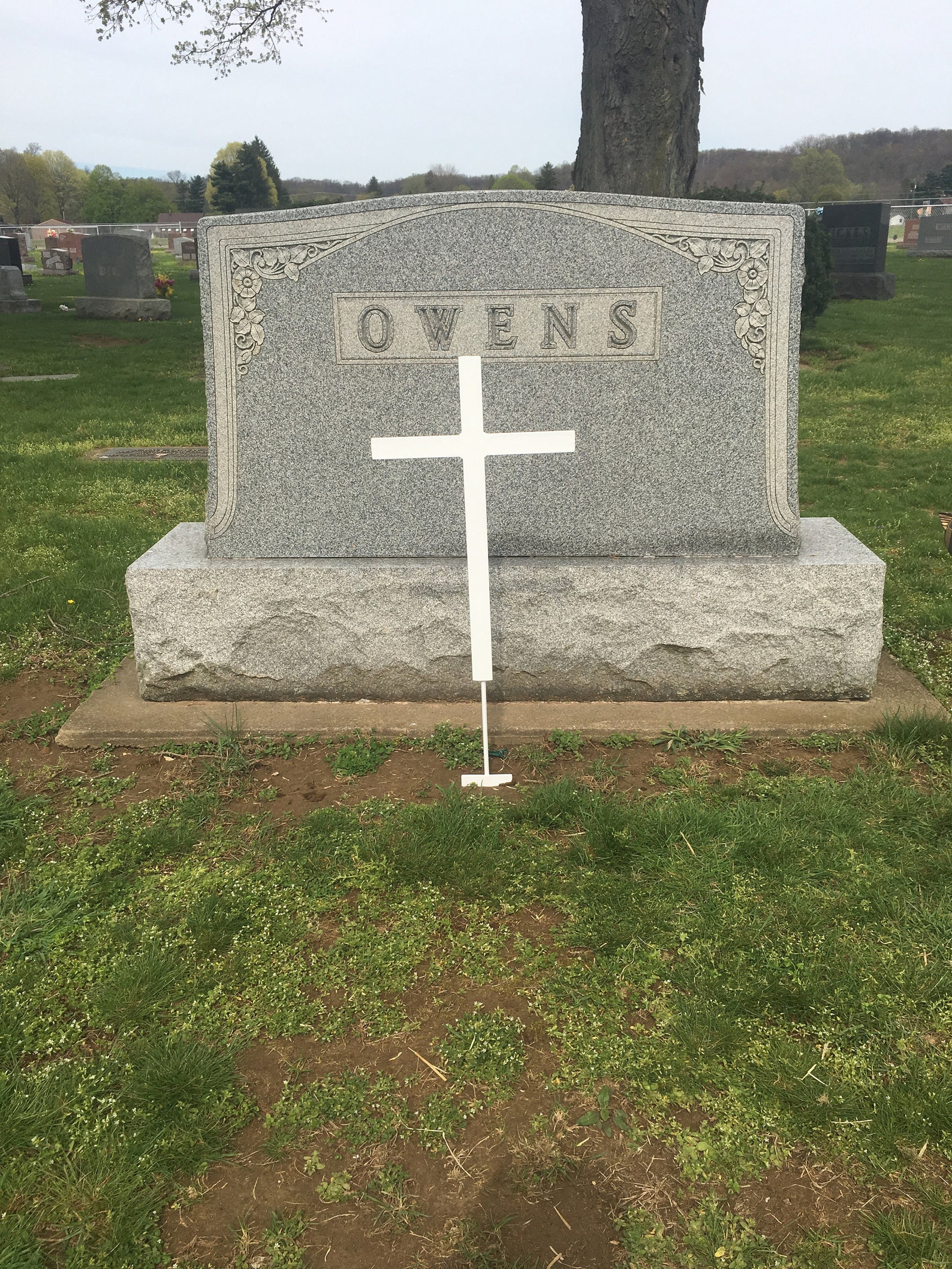 Grave Marker Memorial Cross Garden Cemetery Etsy