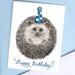 Hedgehog Birthday Card, Printable Card, Printable Envelope, Woodland ...