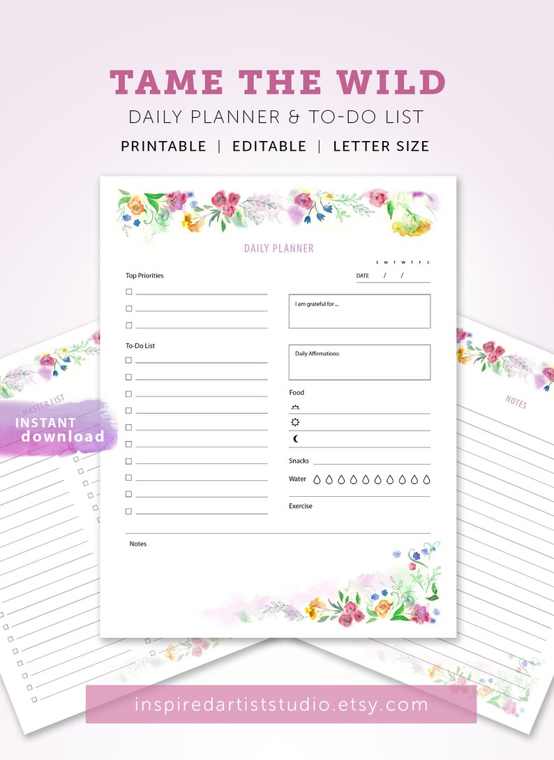 editable daily to do list editable daily to do list