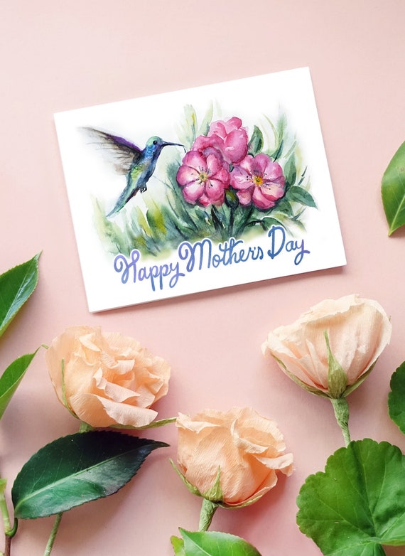 Download Printable Happy Mother S Day Card With Envelope Etsy