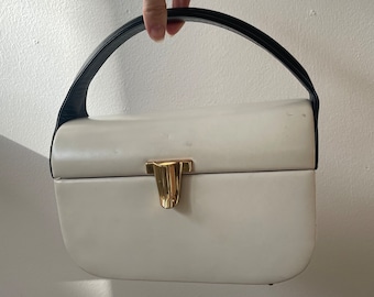 Vintage 1960s Rosenfeld for Saks Fifth Ave Leather Handbag