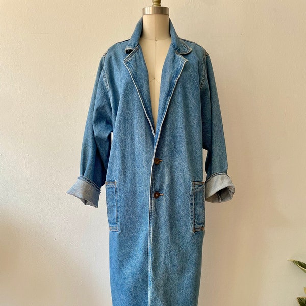 Denim Duster - Etsy