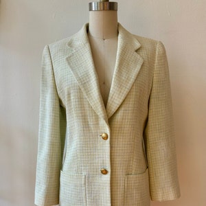 Vintage 1990s Louis Feraud Cotton Blend Blazer