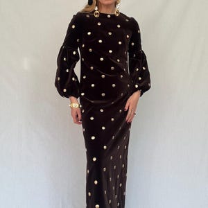 HANAE MORI NEW YORK 麻 ドット柄ワンピース ヴィンテージ Vivid hanae mori - Etsy 日本