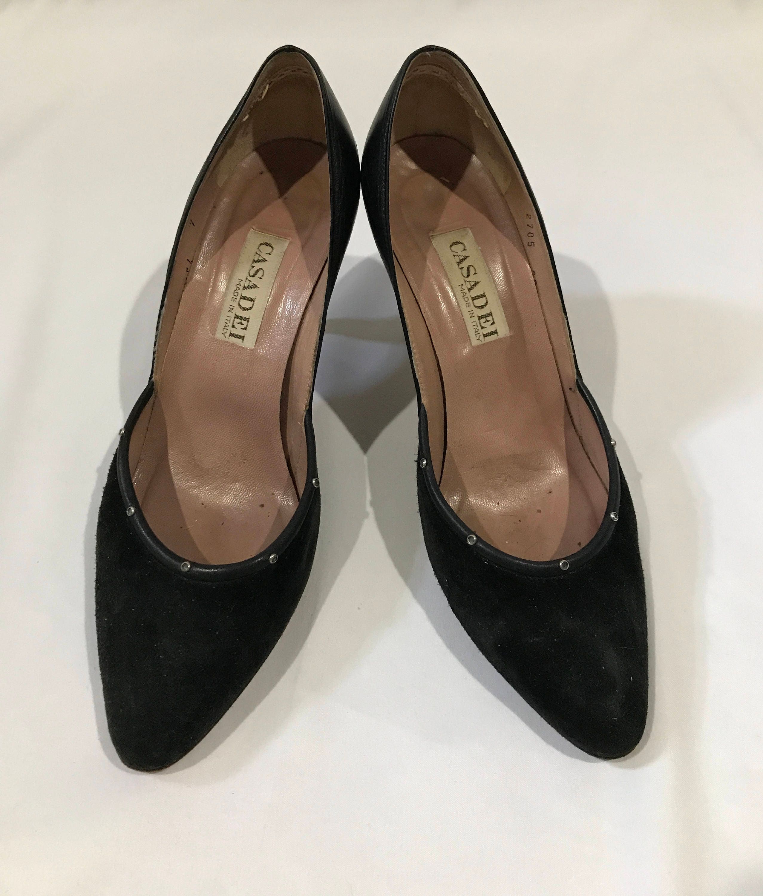 vintage leather heels