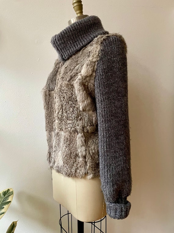Vintage Neiman Marcus Fur & Knit Jacket - image 3