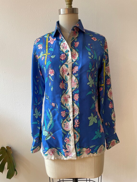 1960s vintage pucci blouse Gem