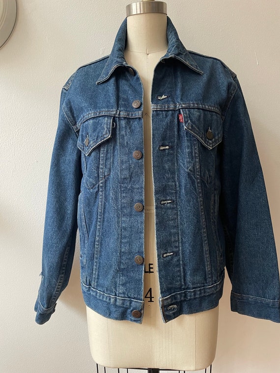 Vintage 1980s Levis Dark Denim Jacket