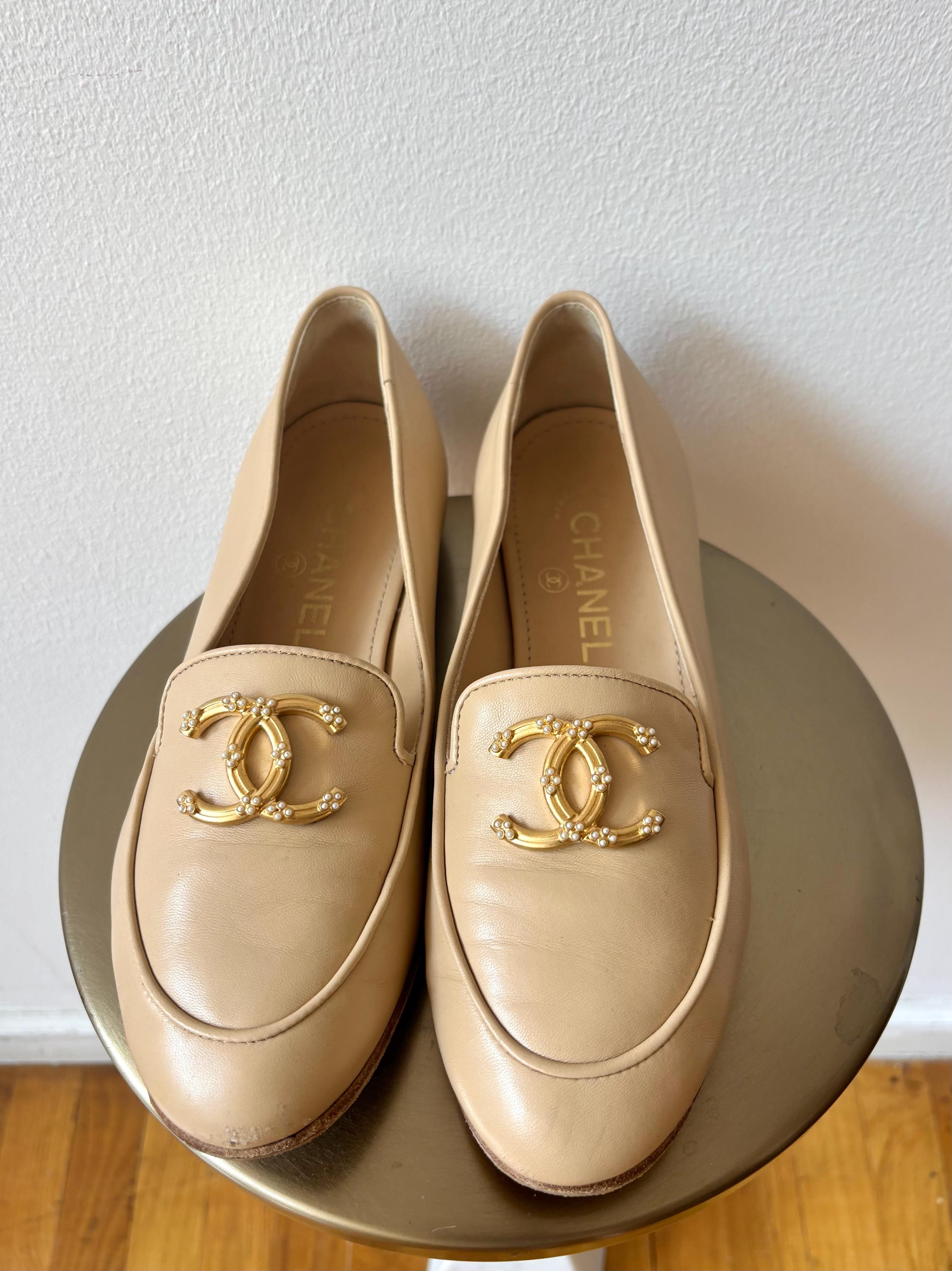CHANEL ローファー ブラック　sz36.5 used CHANEL Women's Solid Loafer for sale | eBay