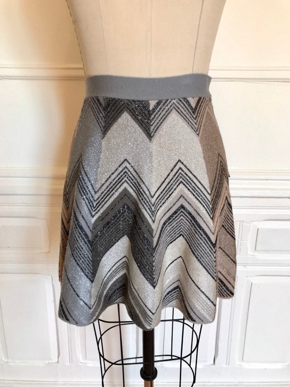 Vintage Missoni Vintage Metallic Knit Skirt Size S