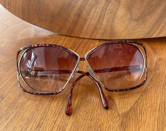 Vintage Dior Butterfly Frame Sunglasses