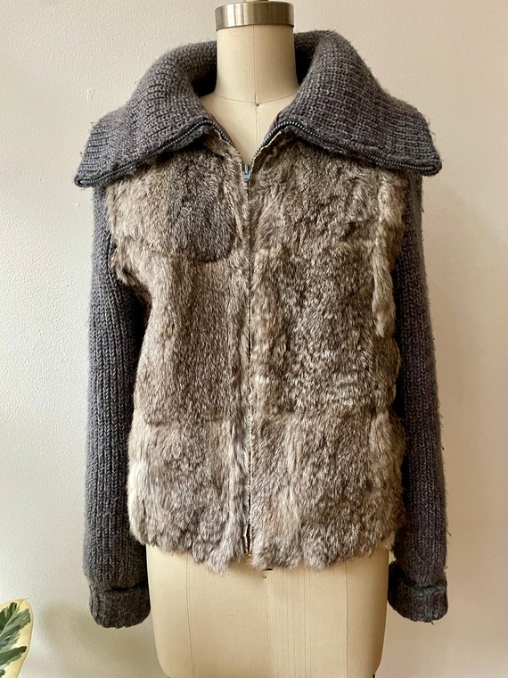 Vintage Neiman Marcus Fur & Knit Jacket - image 7