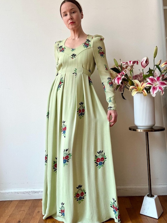 Ossie Clark Lovers And Friends Clark Dress Vintage Ossie Clark