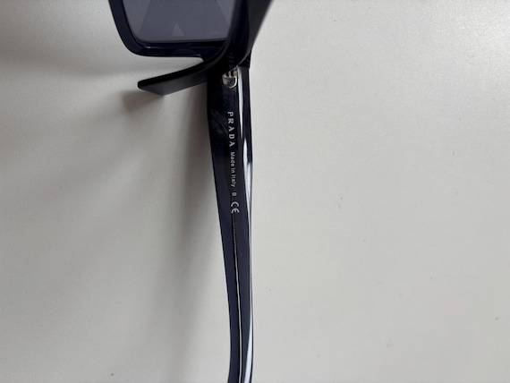 Prada PR 19WS Dark Blue Rectangular Sunglasses - image 4