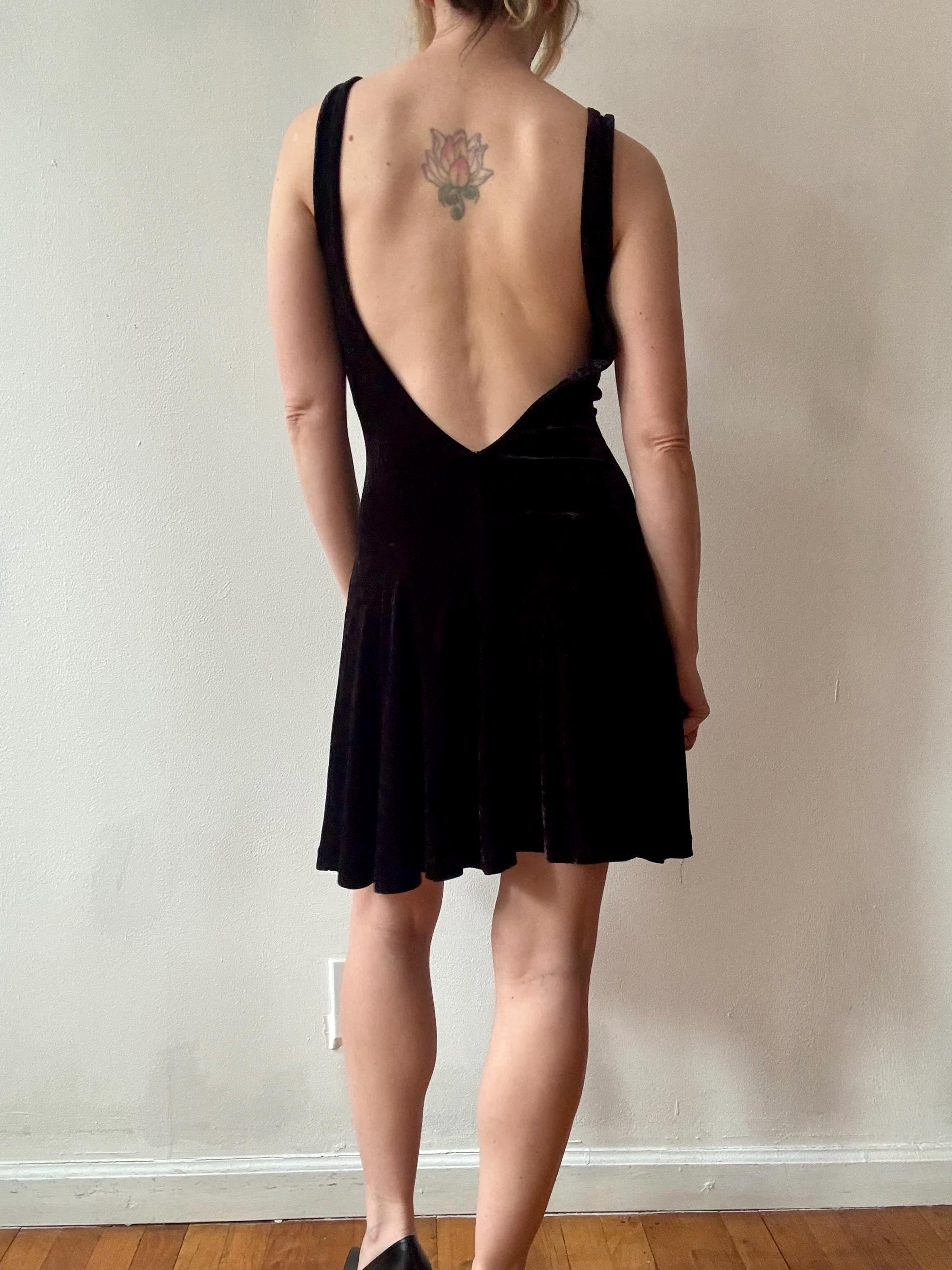Vintage 1990s Betsey Johnson Black Velvet Mini Dress - Etsy Vintage 1990s Betsey Johnson Black Velvet Mini Dress - Etsy