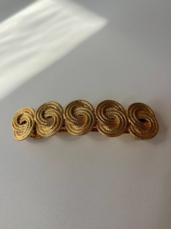 Vintage Gold Kirks Folly Hair Clip - Etsy Israel