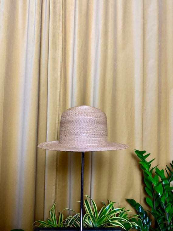 Vintage Italian Straw Hat - Etsy