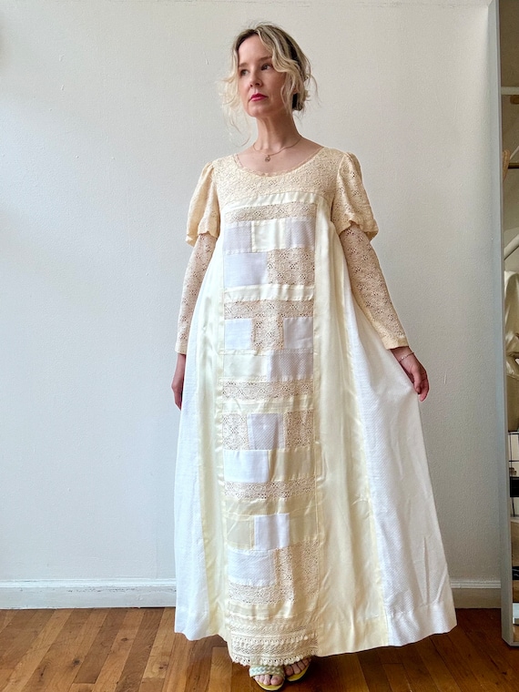 Patchwork lace dress sale