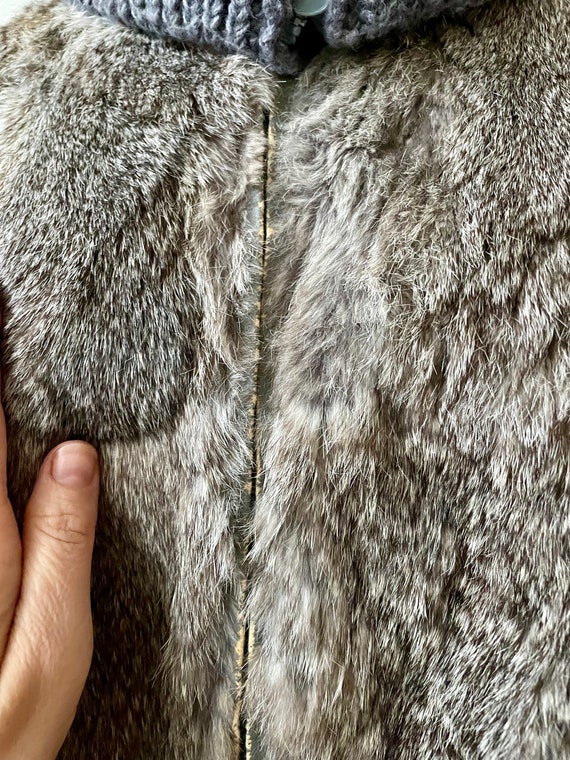 Vintage Neiman Marcus Fur & Knit Jacket - image 6