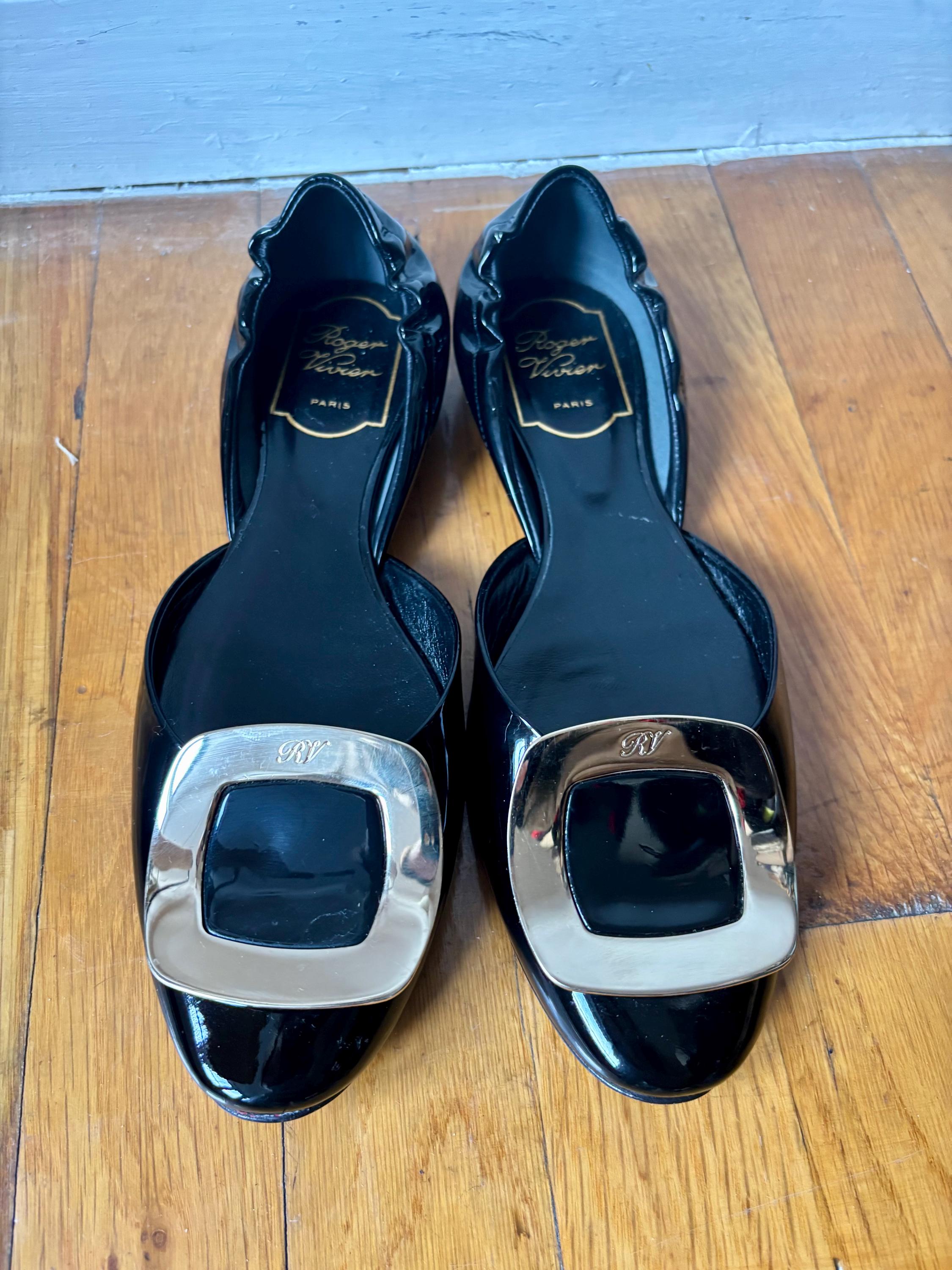 美品】Roger Vivier Dorsay Sexy Choc 36.5 ROGER VIVIER Ville Dorsay