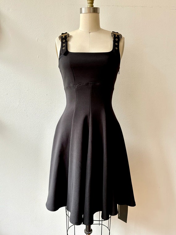 Vintage Versace Jeans Couture Black Mini Dress - image 1