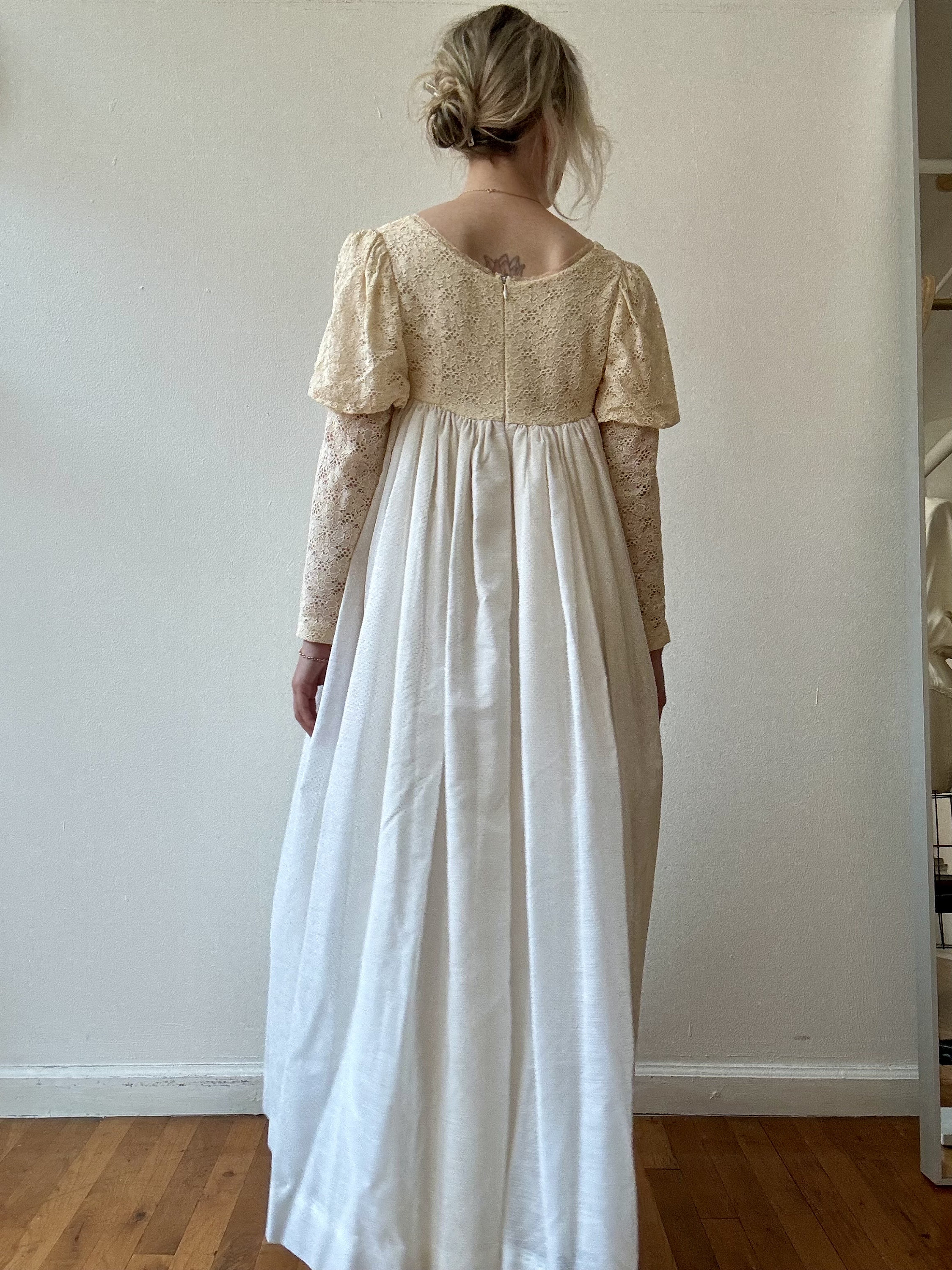 AMERI VINTAGE PATCHWORK LACE DRESS