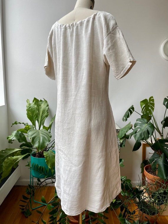 Vintage Edwardian linen nightgown Gem
