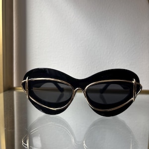 Loewe cateye-zonnebril met dubbel montuur