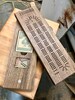 Cribbage Board, Handmade from Walnut, Free USPS Priority shipping in US. Three Track, 2 Piece Board with Metal Pegs and Card Storage 