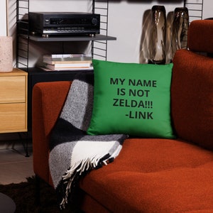 My Name is Not Zelda!!! Link Pillow