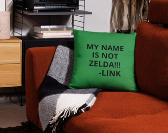 My Name is Not Zelda!!! Link Pillow