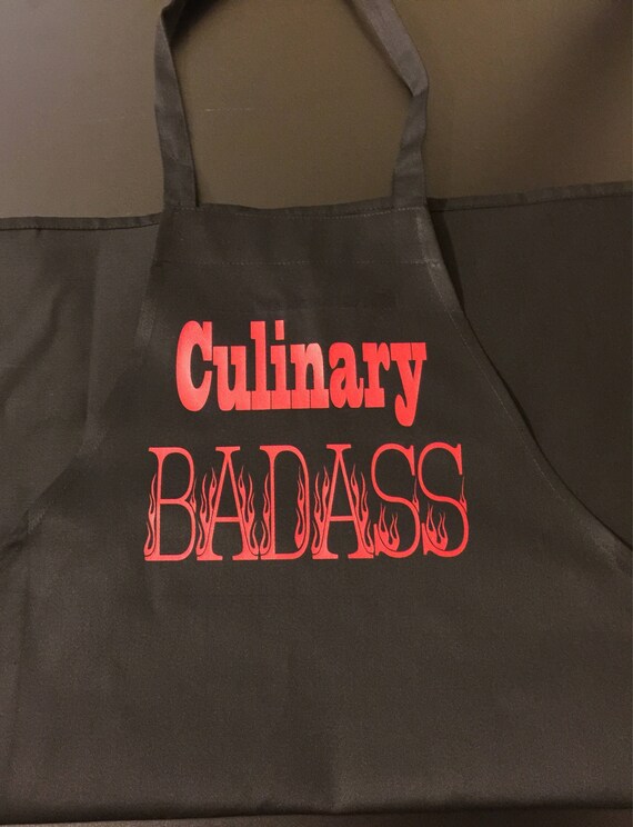 Culinary Badass Apron Cooking Apron Etsy