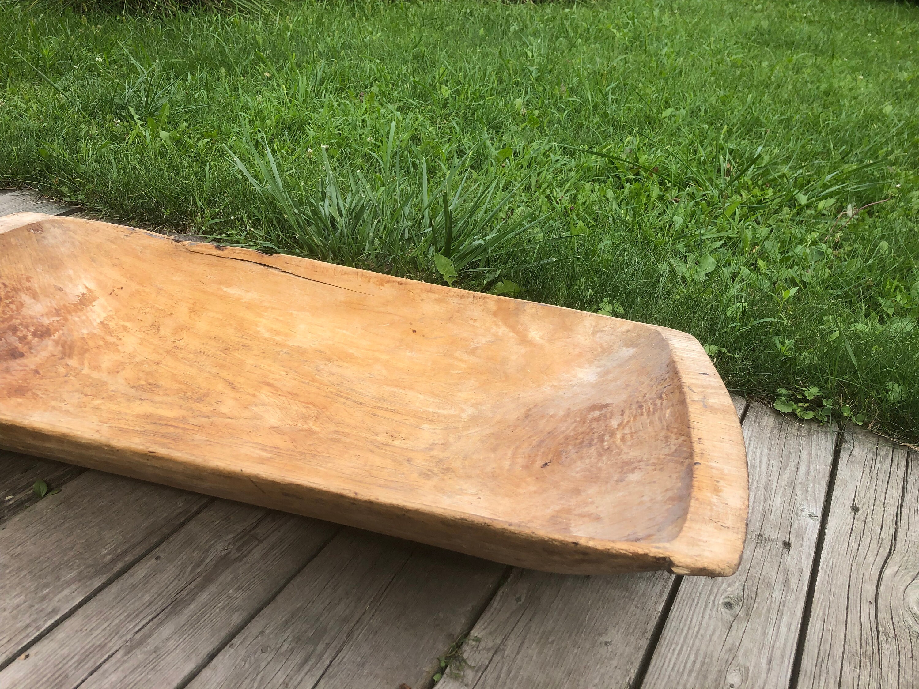 Dough bowl antique dough bowl wooden bread bowl Rustic decor Etsy