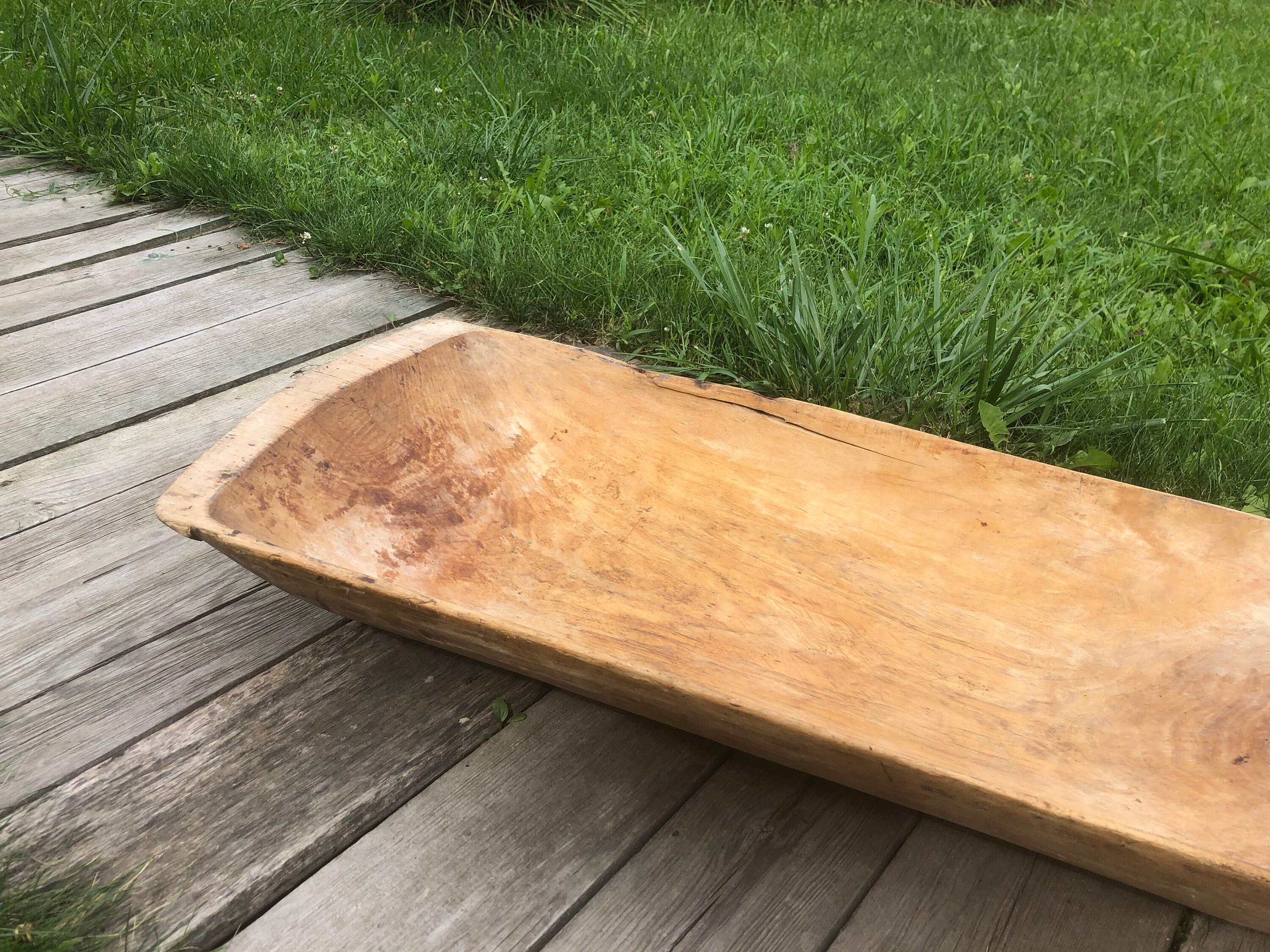 Dough bowl antique dough bowl wooden bread bowl Rustic decor Etsy