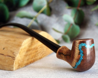 Handcrafted Long Churchwarden Pipe for the Discerning Smoker