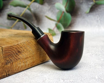 Pipe à tabac, pipes à tabac, pipe à fumer, pipe à fumer en bois, longue pipe, pipe artisanale pour fumer, pipe en bois pour filtre 9 mm