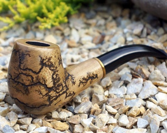 Handcrafted Pear Wood Tobacco Pipe, 9mm Filter
