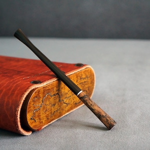 Wooden cigarette holder &quot;Lightning&quot;, long cigarette holder. Handmade 5.11&quot;/140mm, Fits standart cigarettes, hand carved cigarette holder